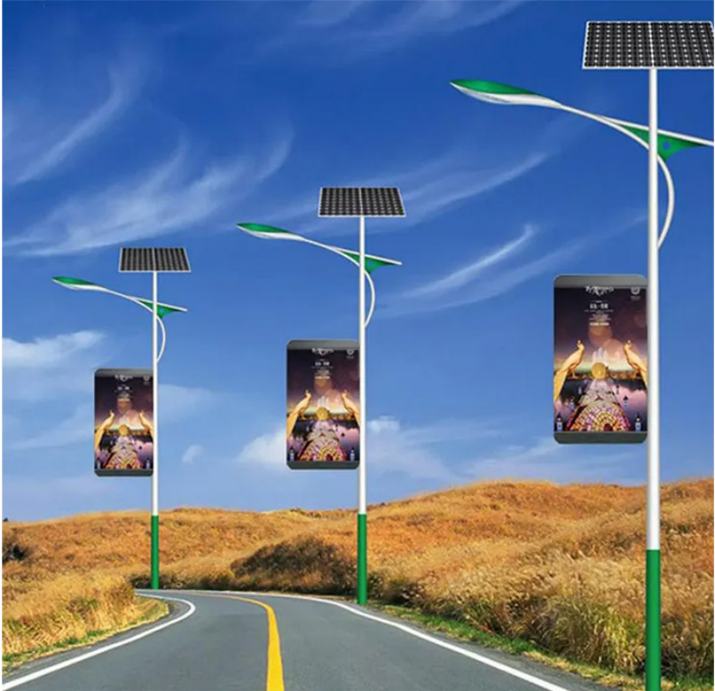 Street lighting Pole LED Display