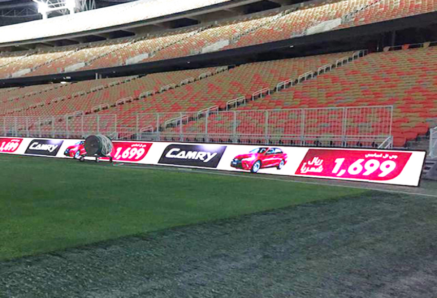 football stadium perimeter led screen display