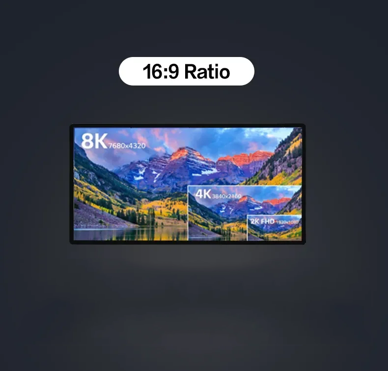 2K 4K 8K display