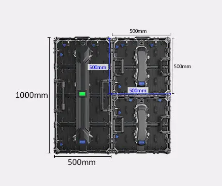 500x500mm led screen