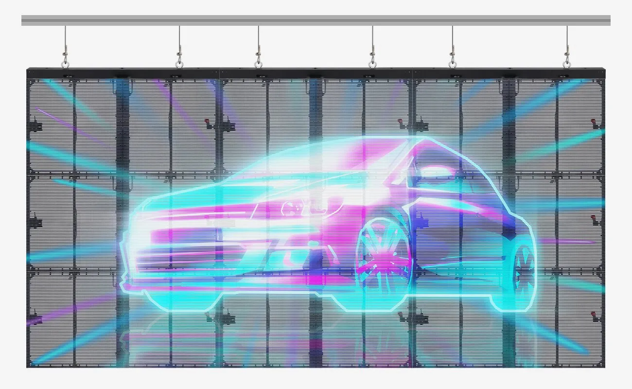 85% Transparency led screen