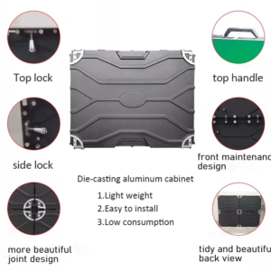 Die-casting aluminum cabinet