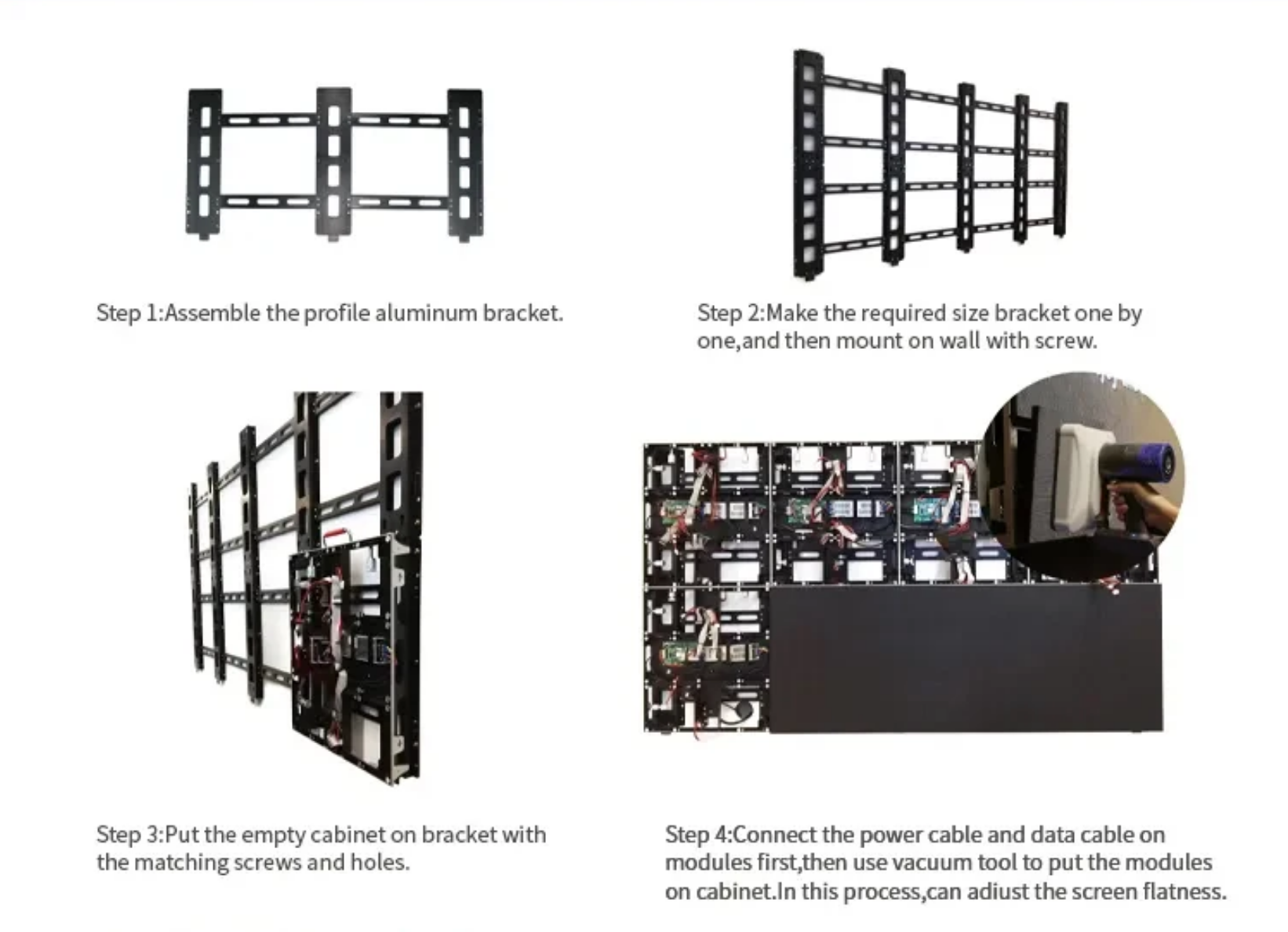 Easy for installation with simple mount bracket