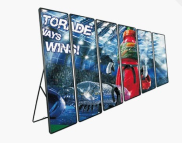 led advertising poster