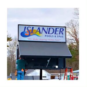 Front maintenance outdoor led screen