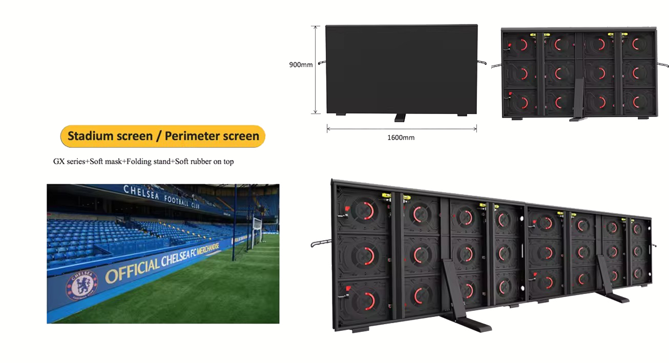 LED perimeter available (1600x900mm panel )